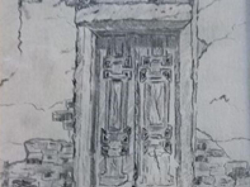 11th Annual Exhibit Old Wooden Door