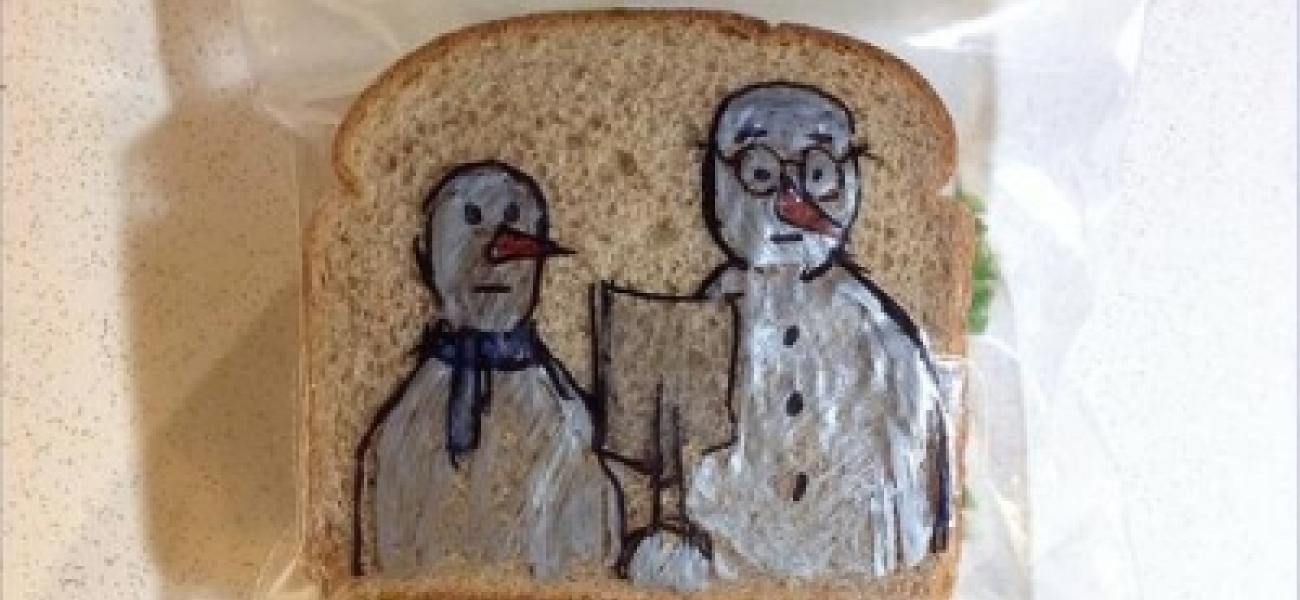 Dad Transforms Boring, Old Sandwiches Into Awesome Works of Art for His Kids’ Lunches