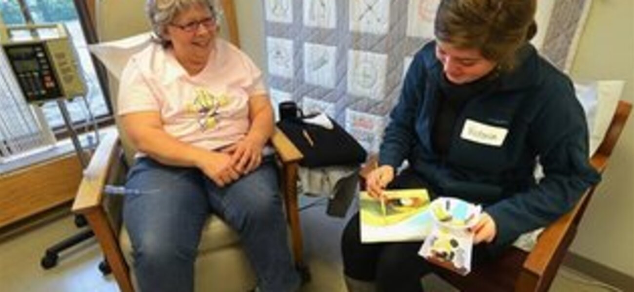 Creating art inspires cancer patients