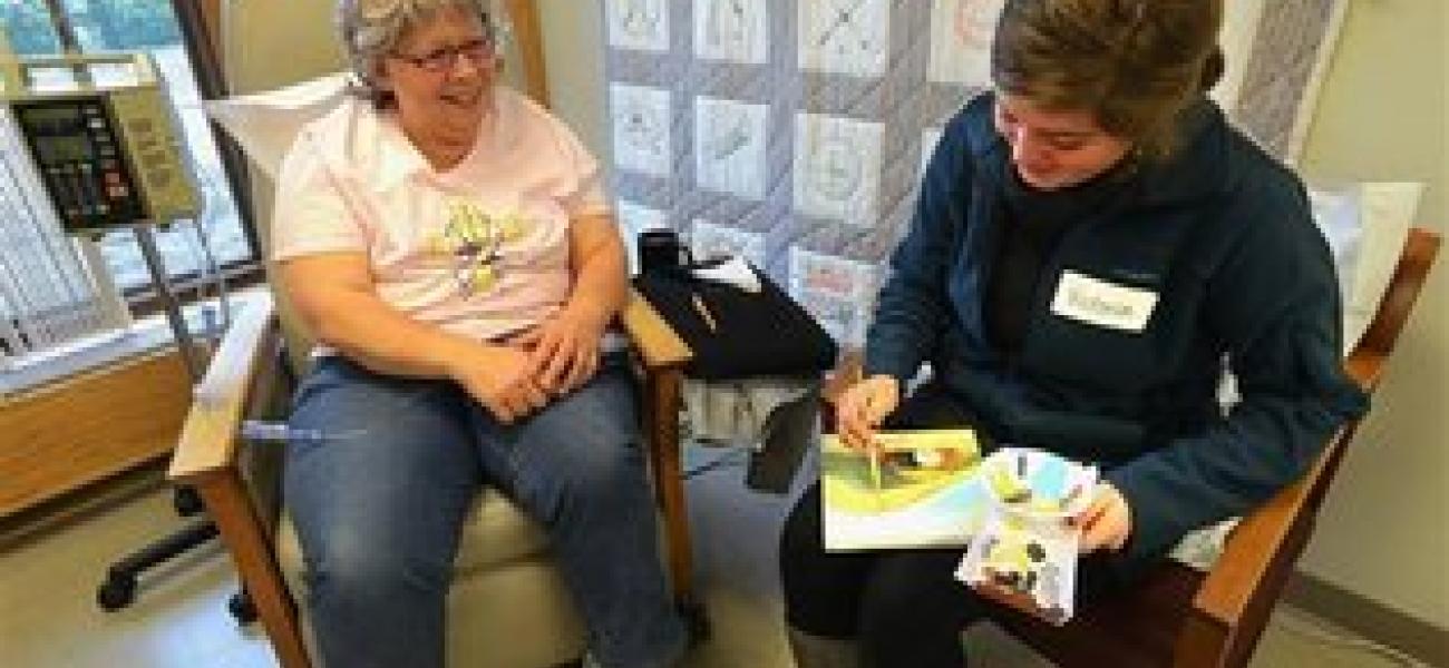 Creating art inspires cancer patients