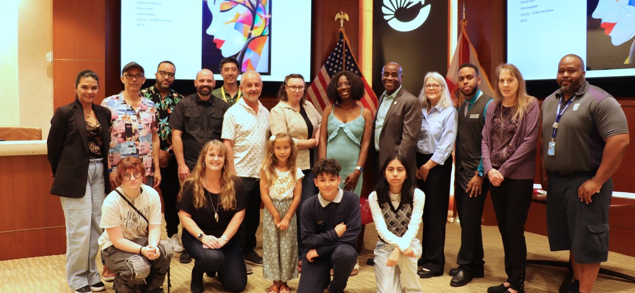 CEO Lance Lyttle poses with Awards Winners for the 18th Annual NAP Exhibit.