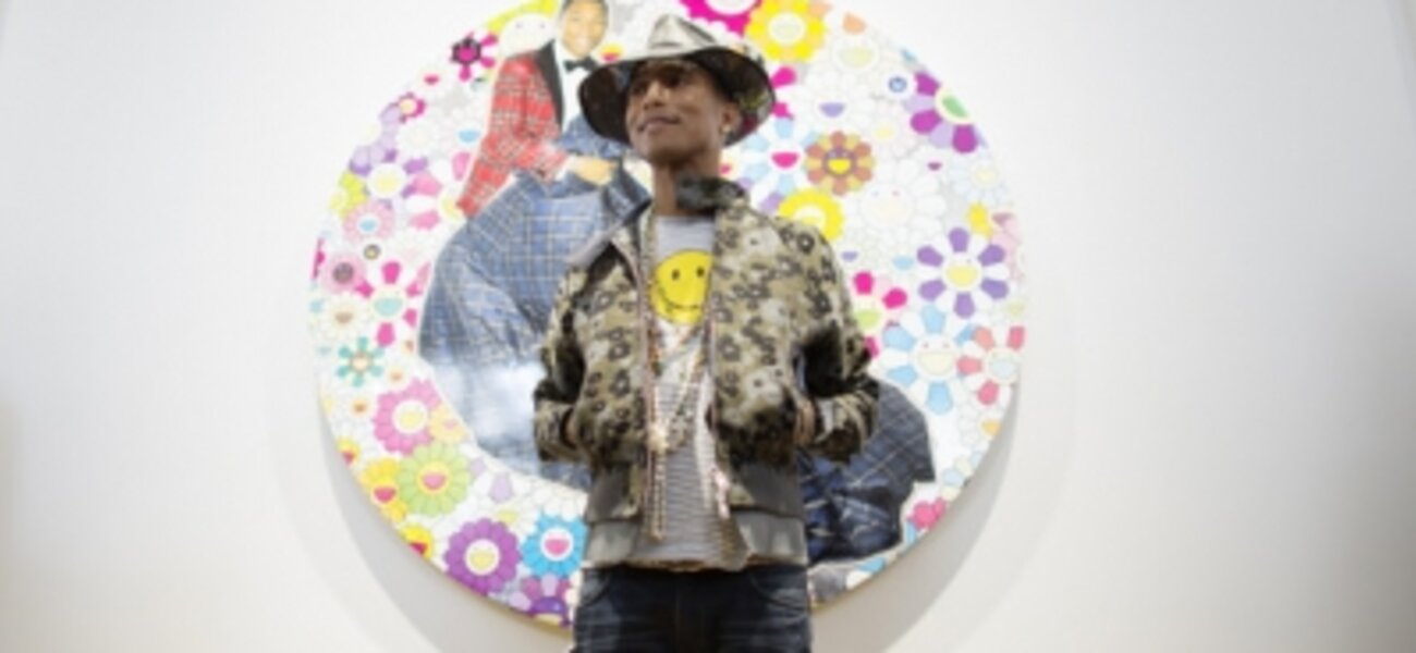Pharrell Williams Gets Happy About Art