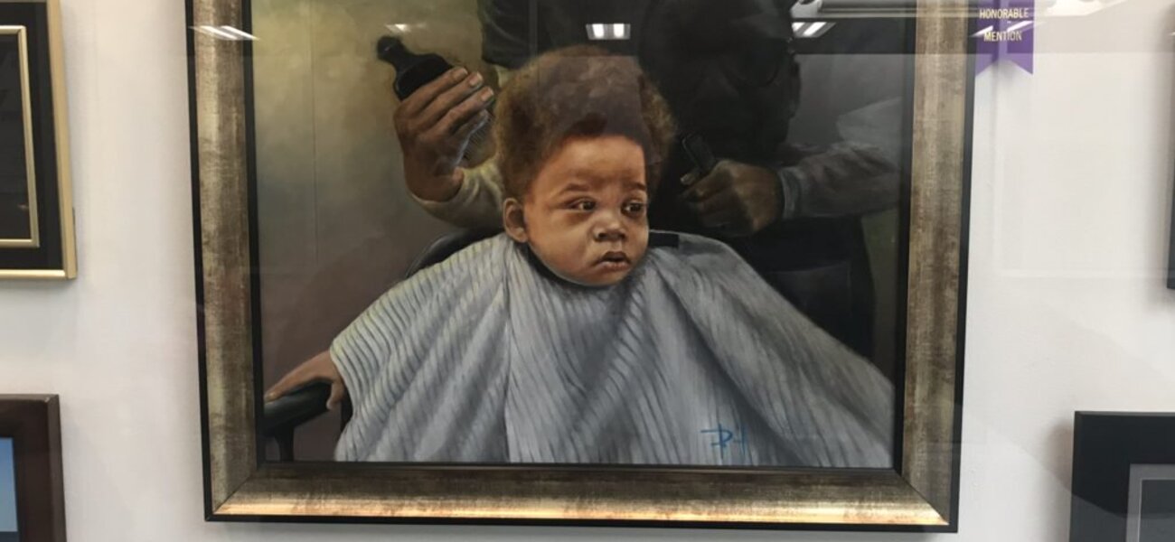 Airport art leads to unlikely connection