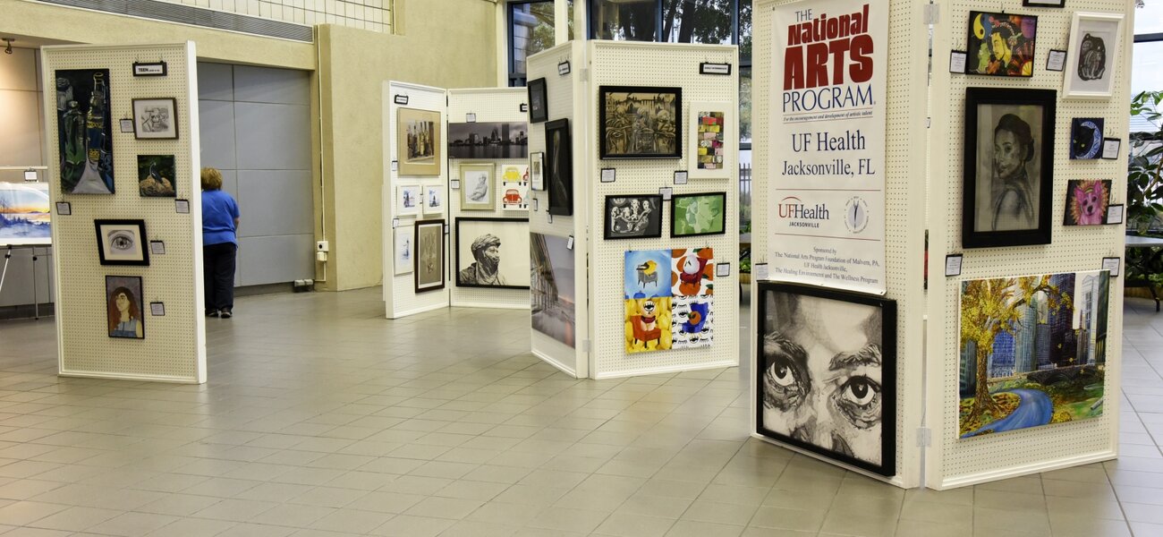 UF Health Exhibit Promotes Employee Wellness