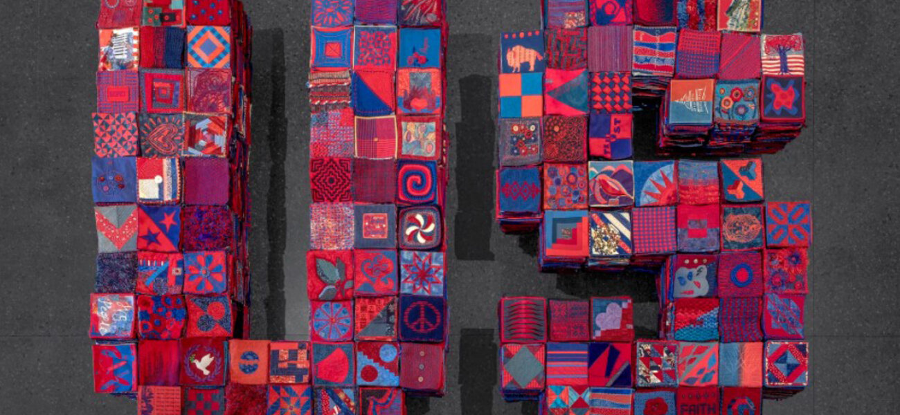 An Artist Leads A 'Violet Protest' Against Polarization