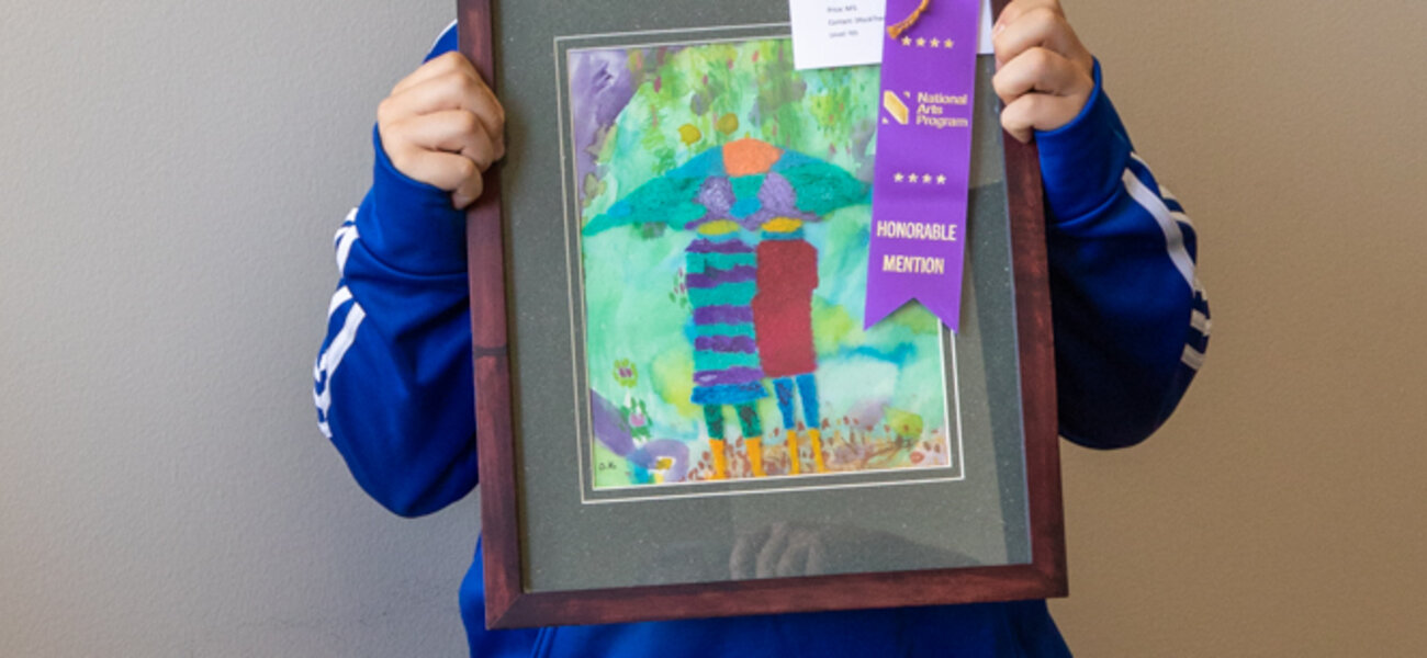 The library is once again adorned with art in Front Range