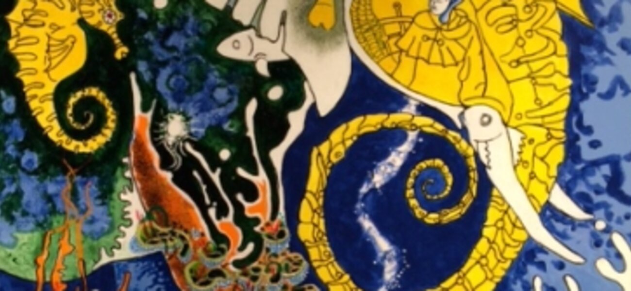 8th Annual Exhibit Apparition of Elephant w/ Seahorses