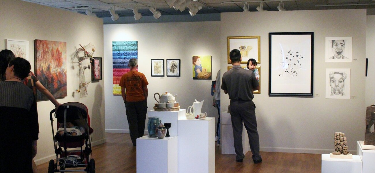 1st Exhibit Attendees experiencing the professionally exhibited show at Kennesaw State University 