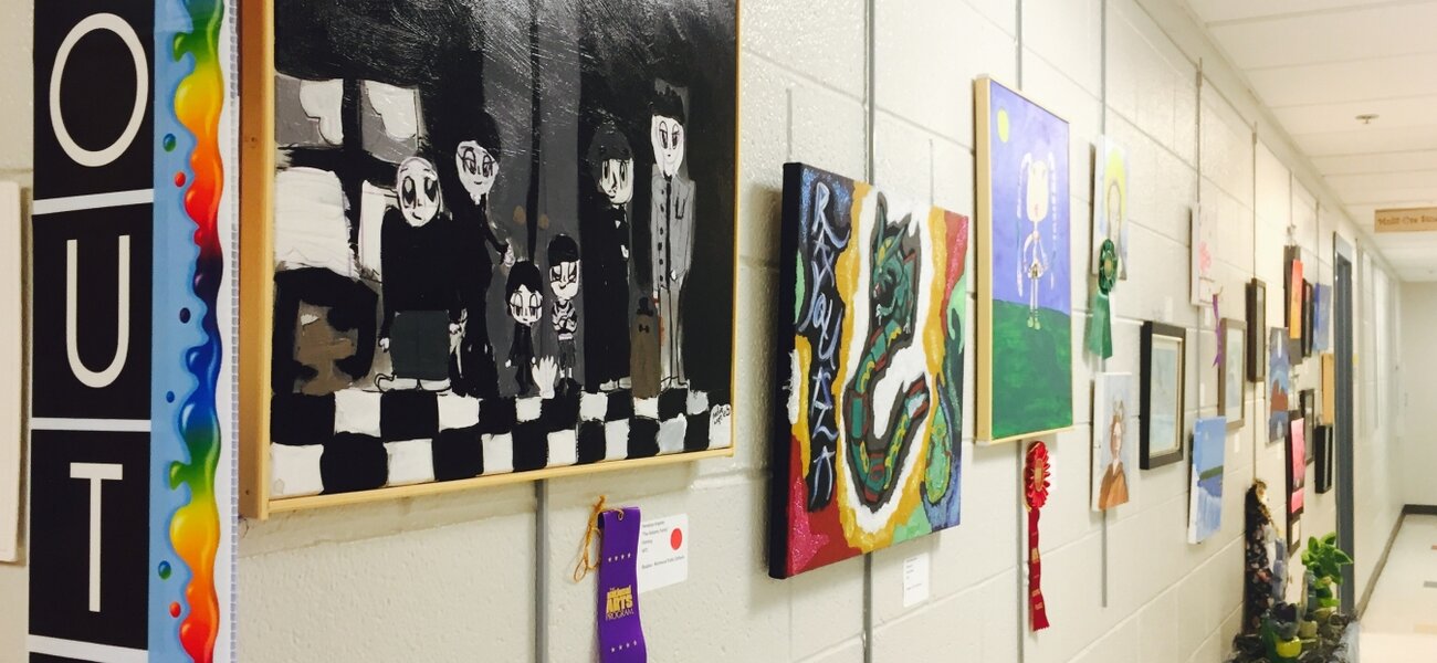 15th Annual Exhibit Youth artwork on display at Pine Camp Arts & Community Center