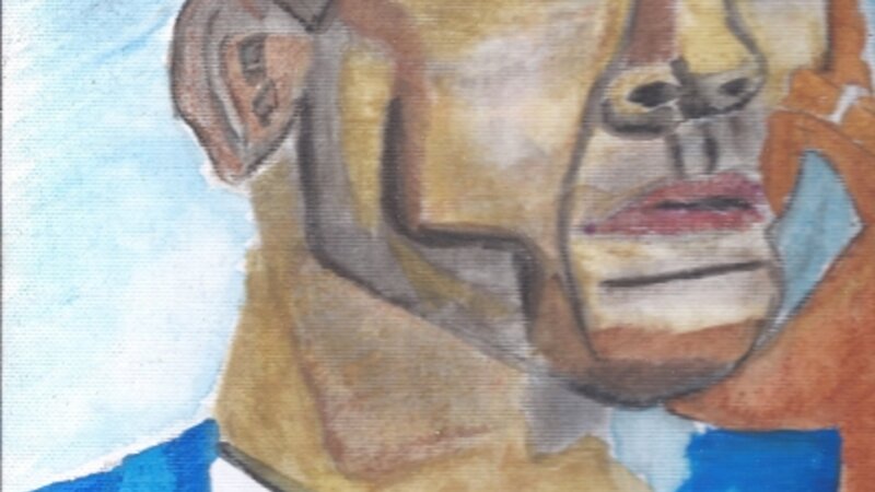 Barack Obama in Thinker Pose