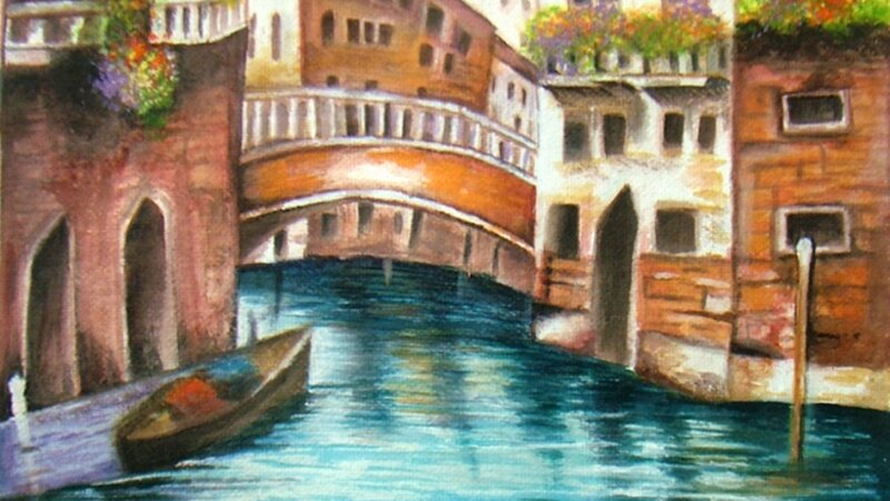 Paradise- Original Water Color Painting