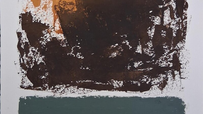 Oil and graphite on paper 11 x 15 in