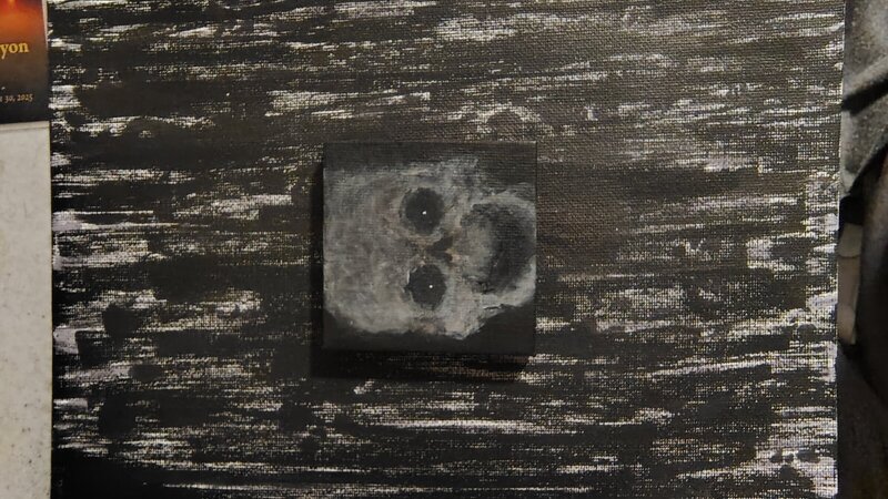 A painting I hope creeps you out 