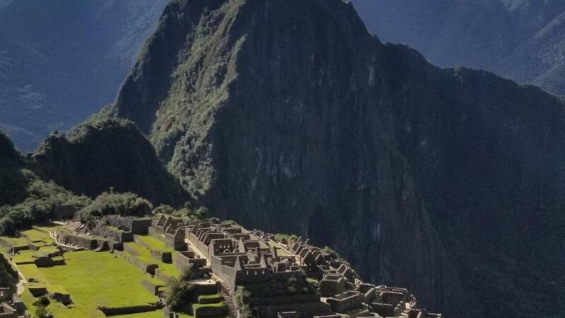 View from top of Machu Pichu