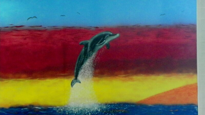 Ymca Mural Left Side