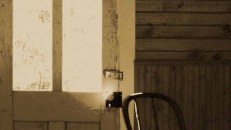 Chair in the doorway