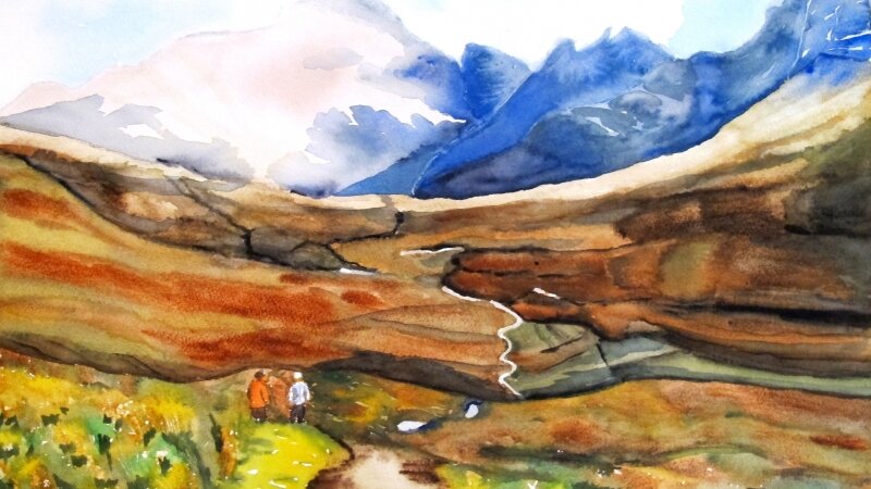 "The way' Isle of Skye, Scotland