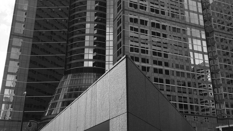 At the corner