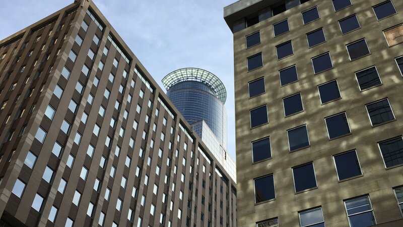 Sun and glass 