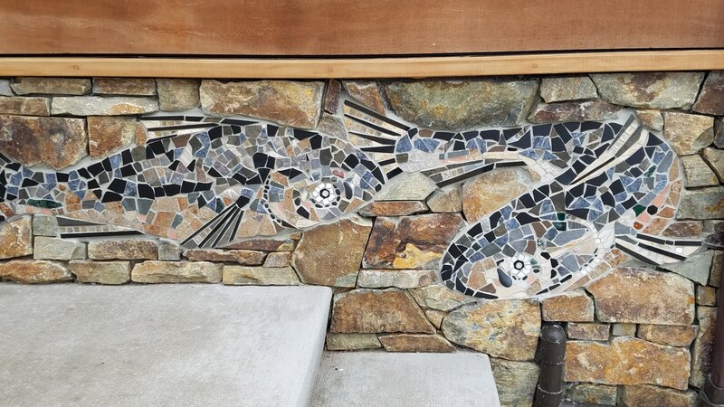 Kristen Muench Two Fish Mosaic