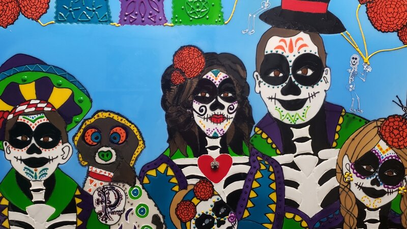 Resin and India Inks