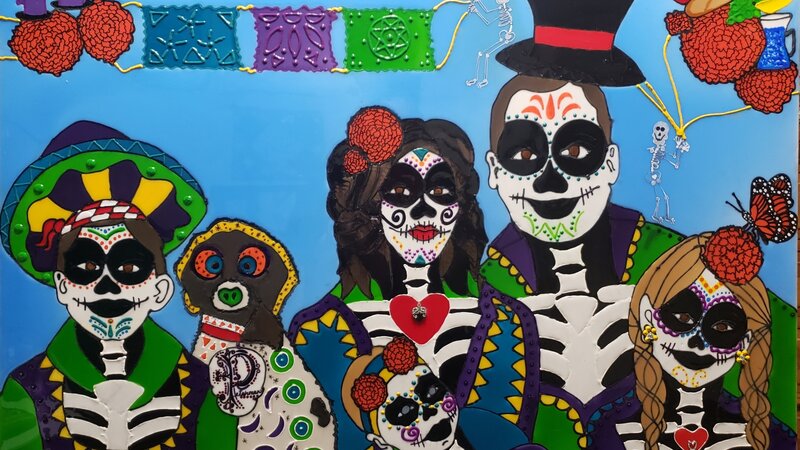 Resin and India Inks