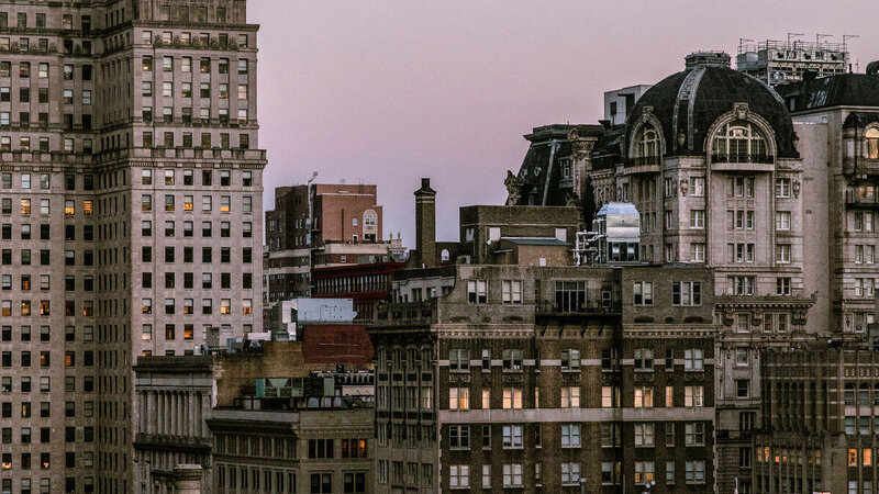 I took this photo at sunset from the roof of Club Quarters in Philadelphia on Chestnut St.