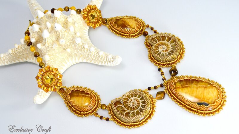 Necklace "Golden Goddess"