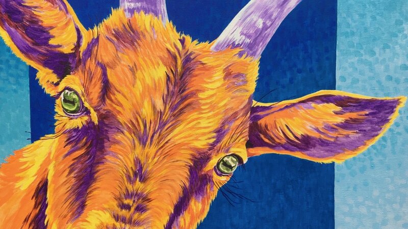 20 x 20" Acrylic on Canvas