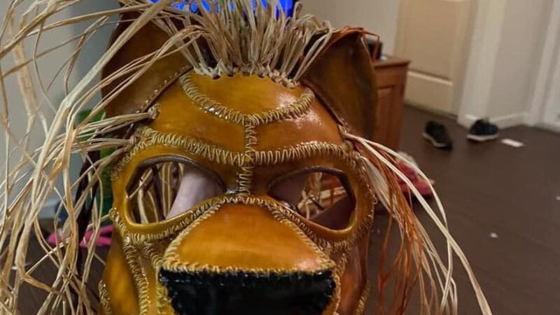 Lion Mask - Leather