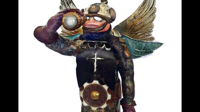 Steampunk sculpture