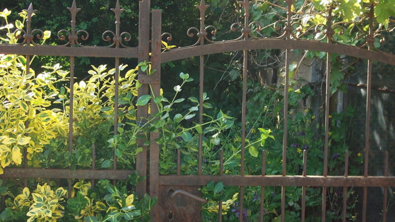 the old gate entrance