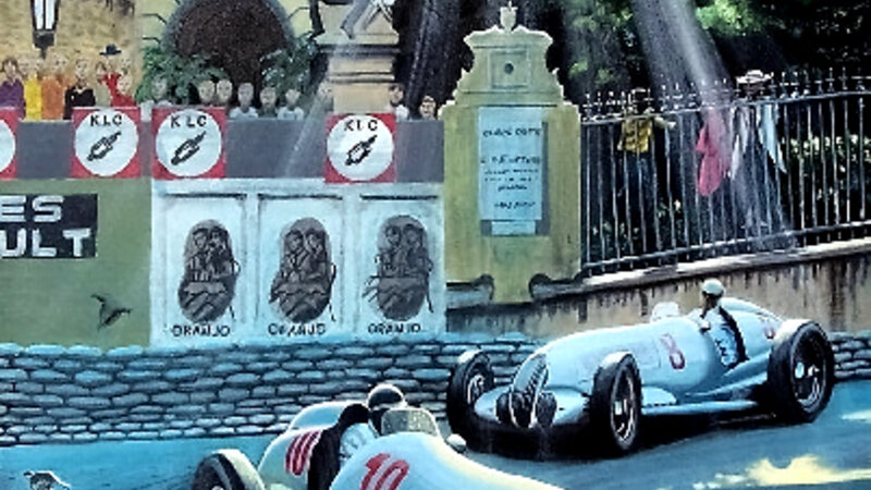 Mercedes W125 Silver Arrows at  Monte Carlo 1937