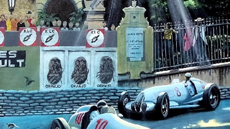 Mercedes W125 Silver Arrows at  Monte Carlo 1937