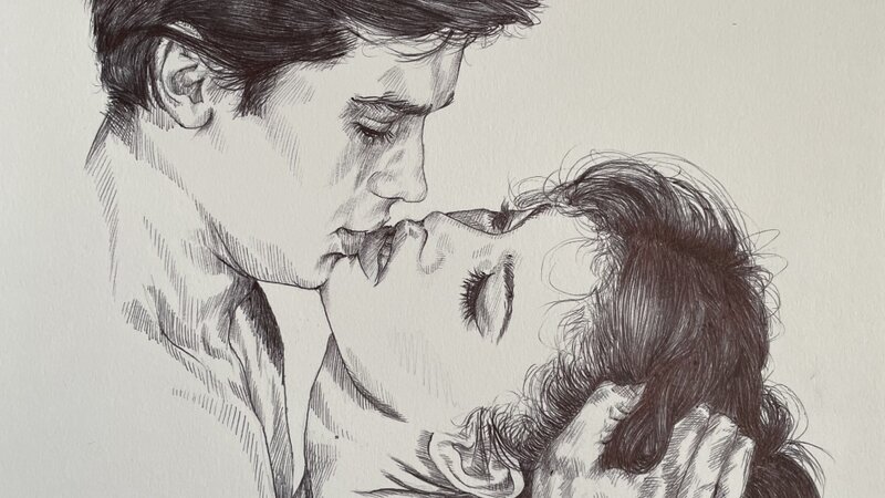 Alain Delon and Brigitte Bardot