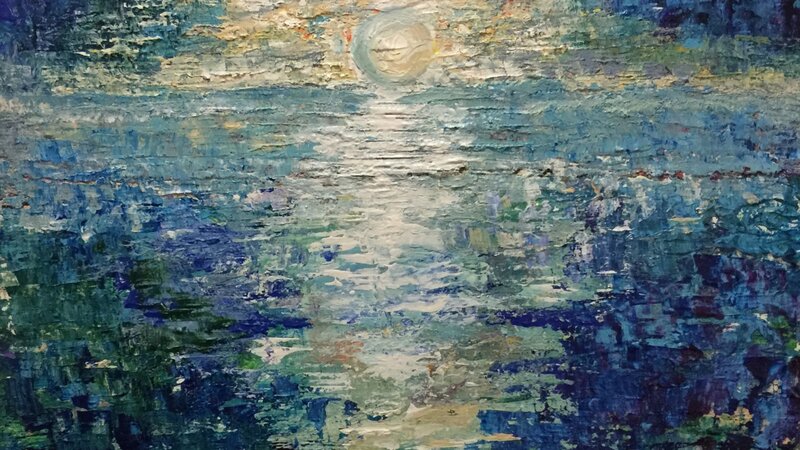 “Ocean Under Moonlight”