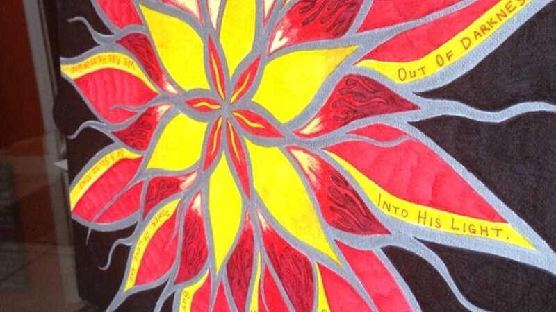 "We Are" by ❤C. This canvas piece reads... "We have been called out of darkness into His light. God has not given us the spirit of fear; but of power, of love and of a sound mind. We are heirs of God, joint-heirs with Christ, Glorified"❤