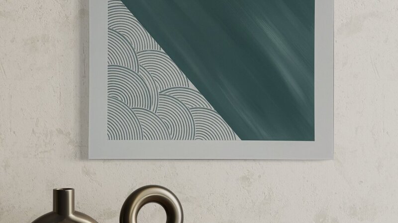 Acrylic and Texture Paste on Canvas