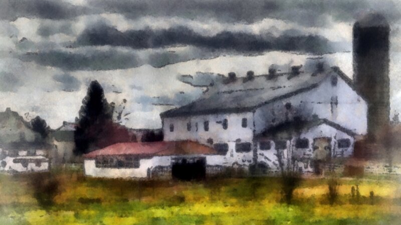 Amaih Farm Watercolor