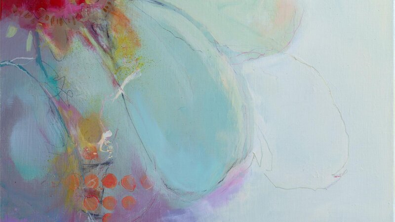 Flora I  acrylic on linen canvas