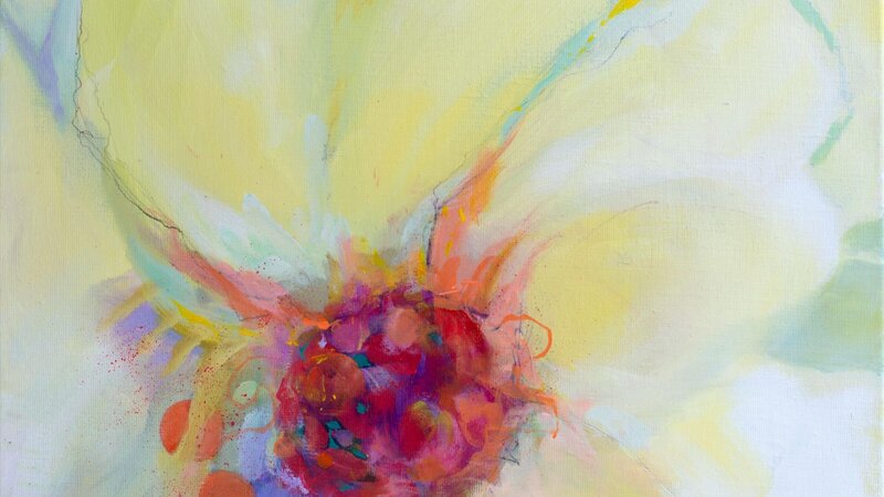 Flora 2 acrylic on linen canvas 