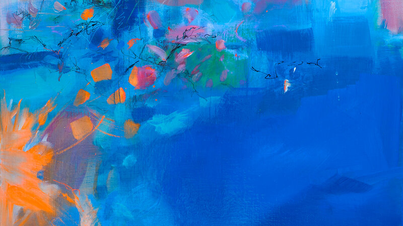 Outside In - acrylic on linen canvas 2024