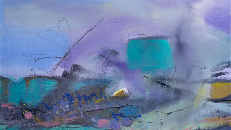 The In Between- acrylic on linen canvas 