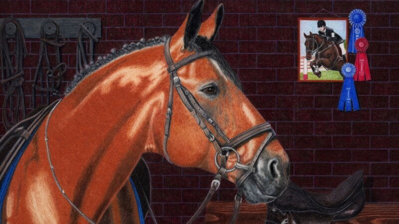 Askar in His Tack Room