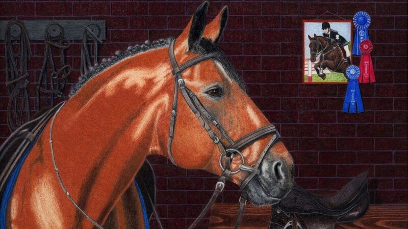 Askar in His Tack Room