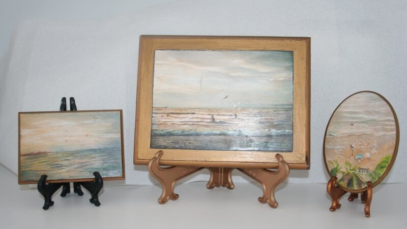 Sundown at the beach in Cartagena, Colombia