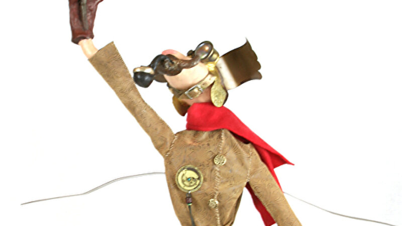 Steampunk sculpture