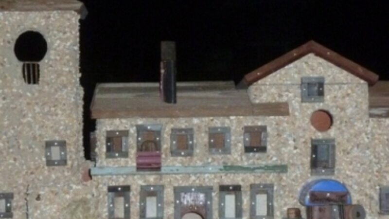 Jacuzzi Winery Birdhouse and Bird Feeder by Whimsical Historical Landmark Artist Greg Zirbel