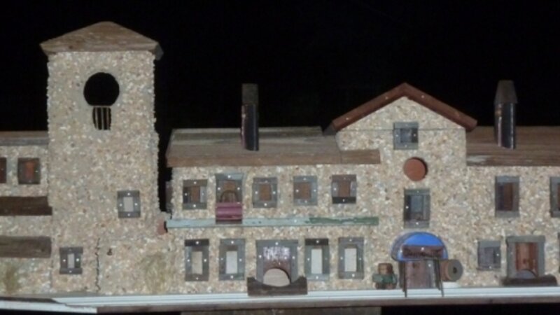 Jacuzzi Winery Birdhouse and Bird Feeder by Whimsical Historical Landmark Artist Greg Zirbel