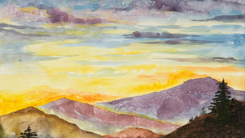 Blue Ridge Yellow Sky